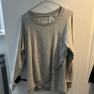 Seraphine nursing/maternity sweater. Size M. Light grey